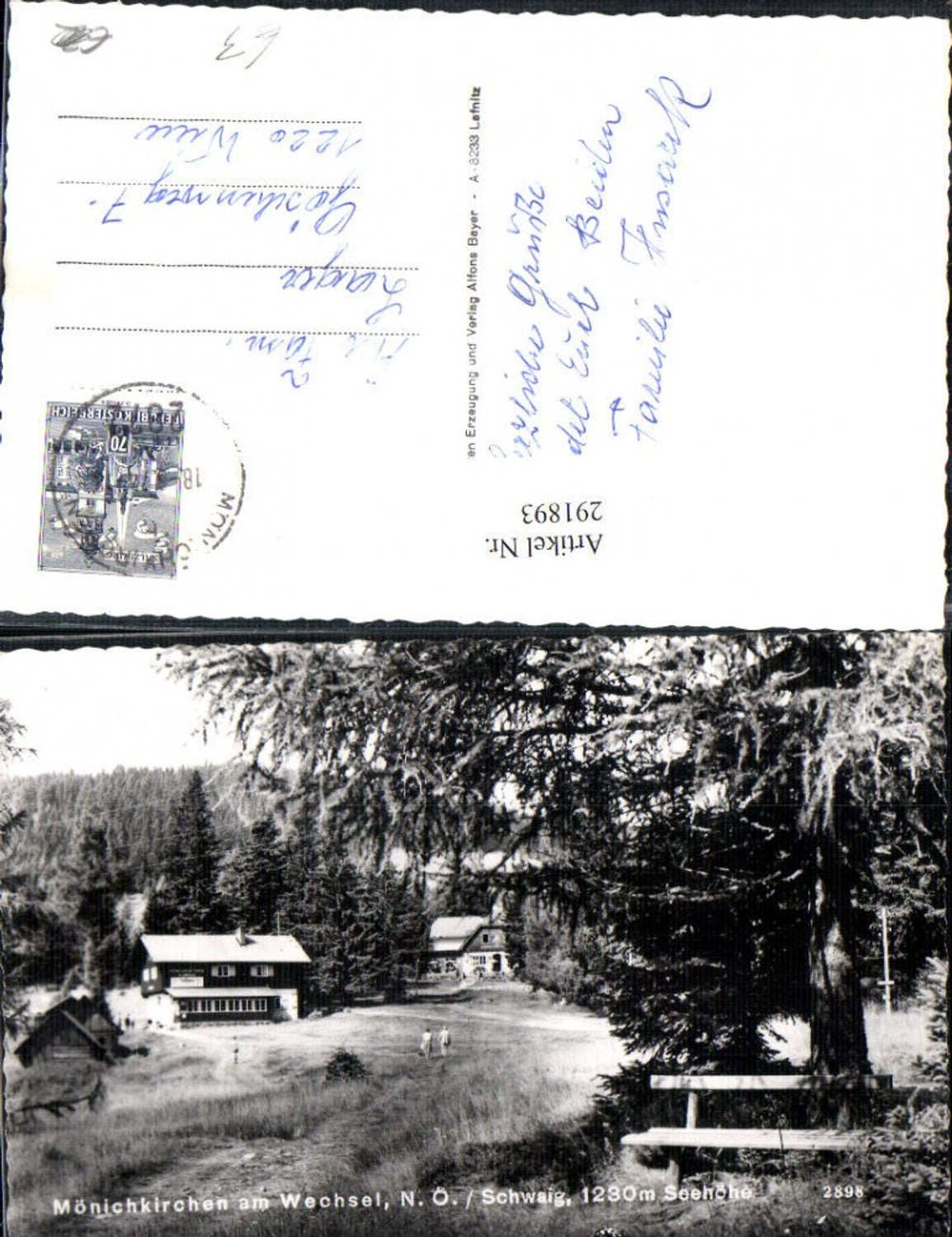 291893,Mönichkirchen am Wechsel Schwaig Gasthaus