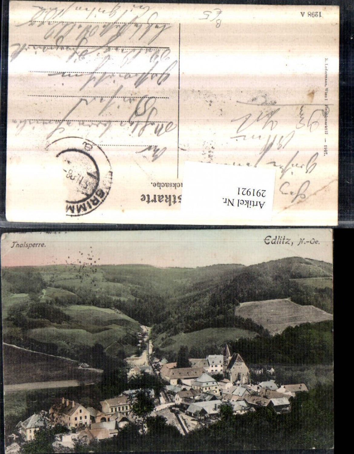 291921,Edlitz Totale Thalsperre Talsperre