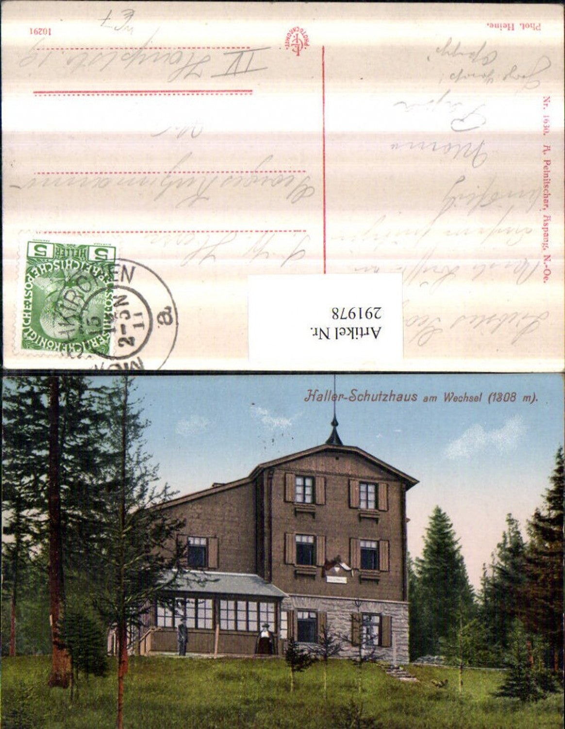 291978,Haller-Schutzhaus am Wechsel b. Mönichkirchen