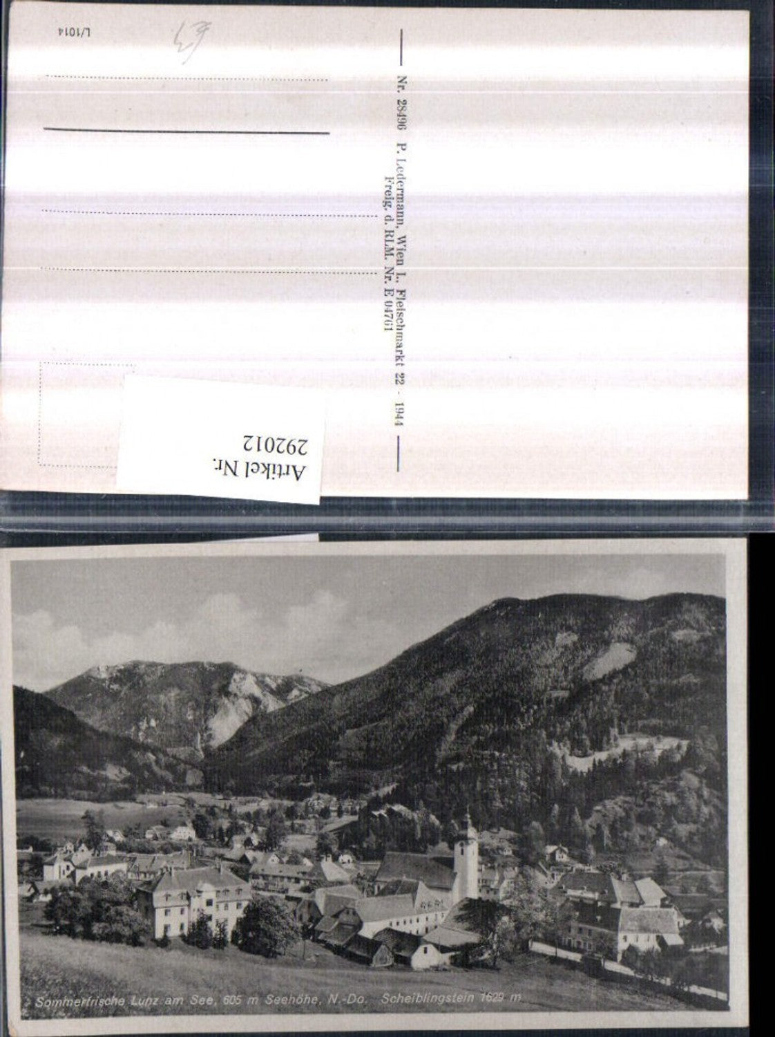 292012,Lunz am See Totale m. Scheiblingstein