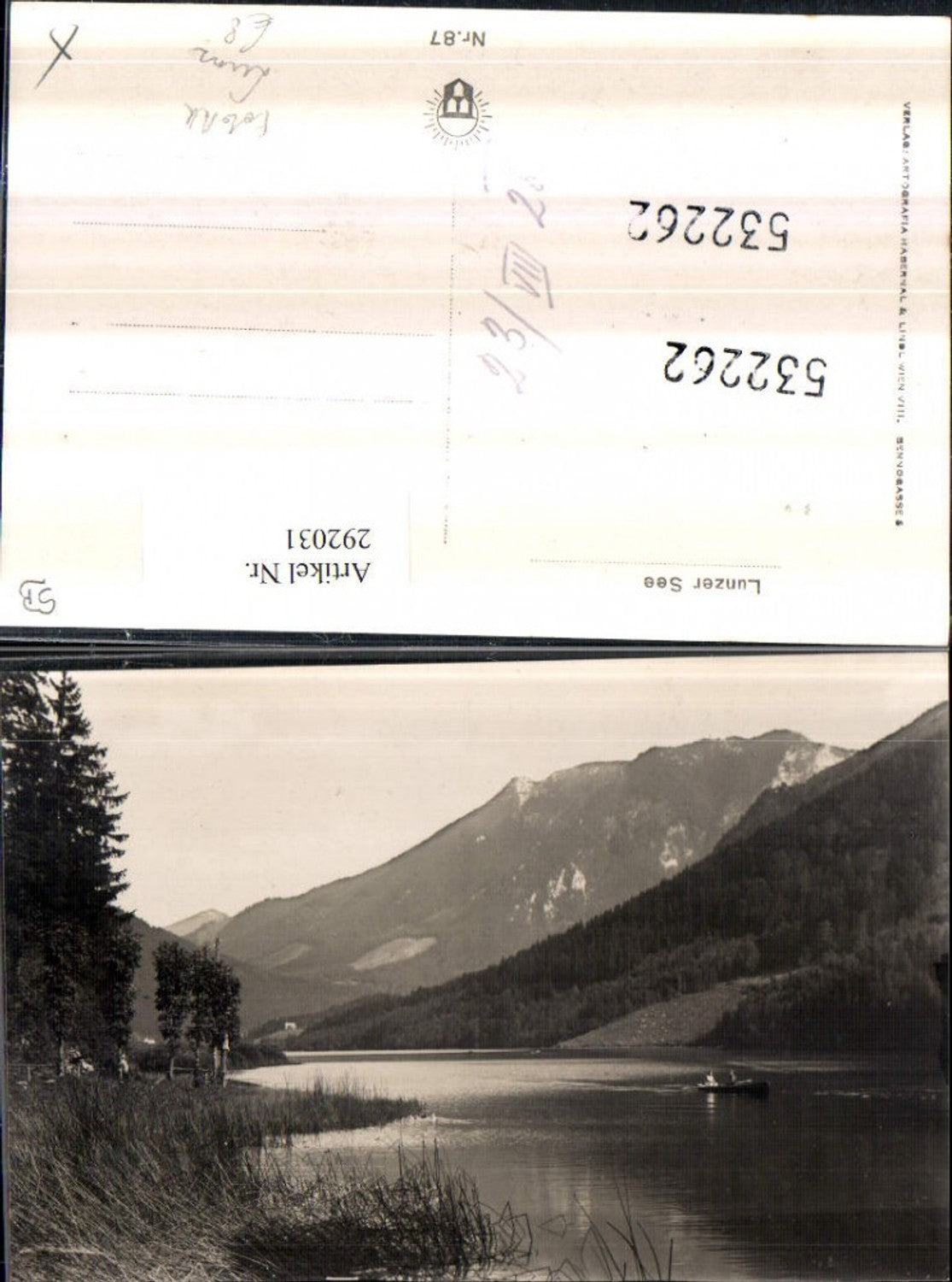 292031,Foto AK Lunzersee Partie b. Lunz am See