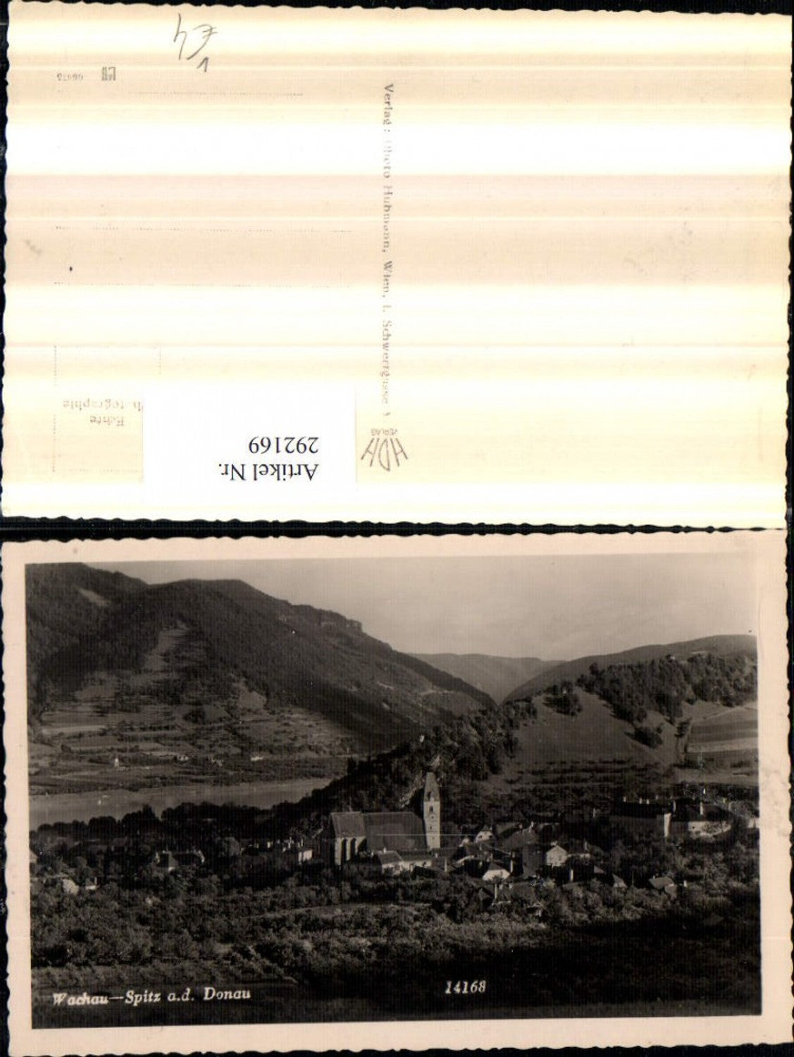 292169,Wachau Spitz an d. Donau Totale pub Foto Hubmann 14168