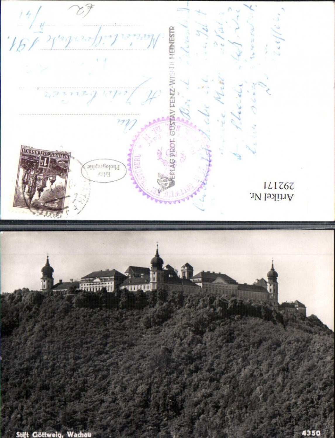 292171,Stift Göttweig in d. Wachau