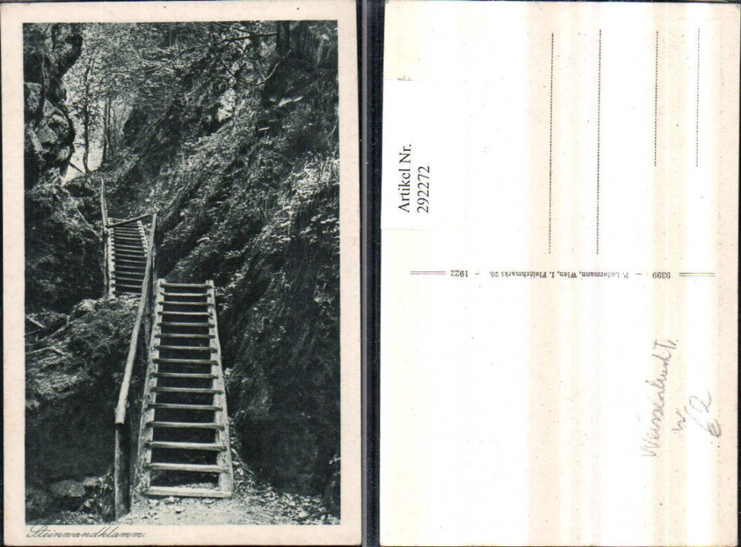 292272,Steinwandklamm Leiter Partie b. Weissenbach an der Triesting