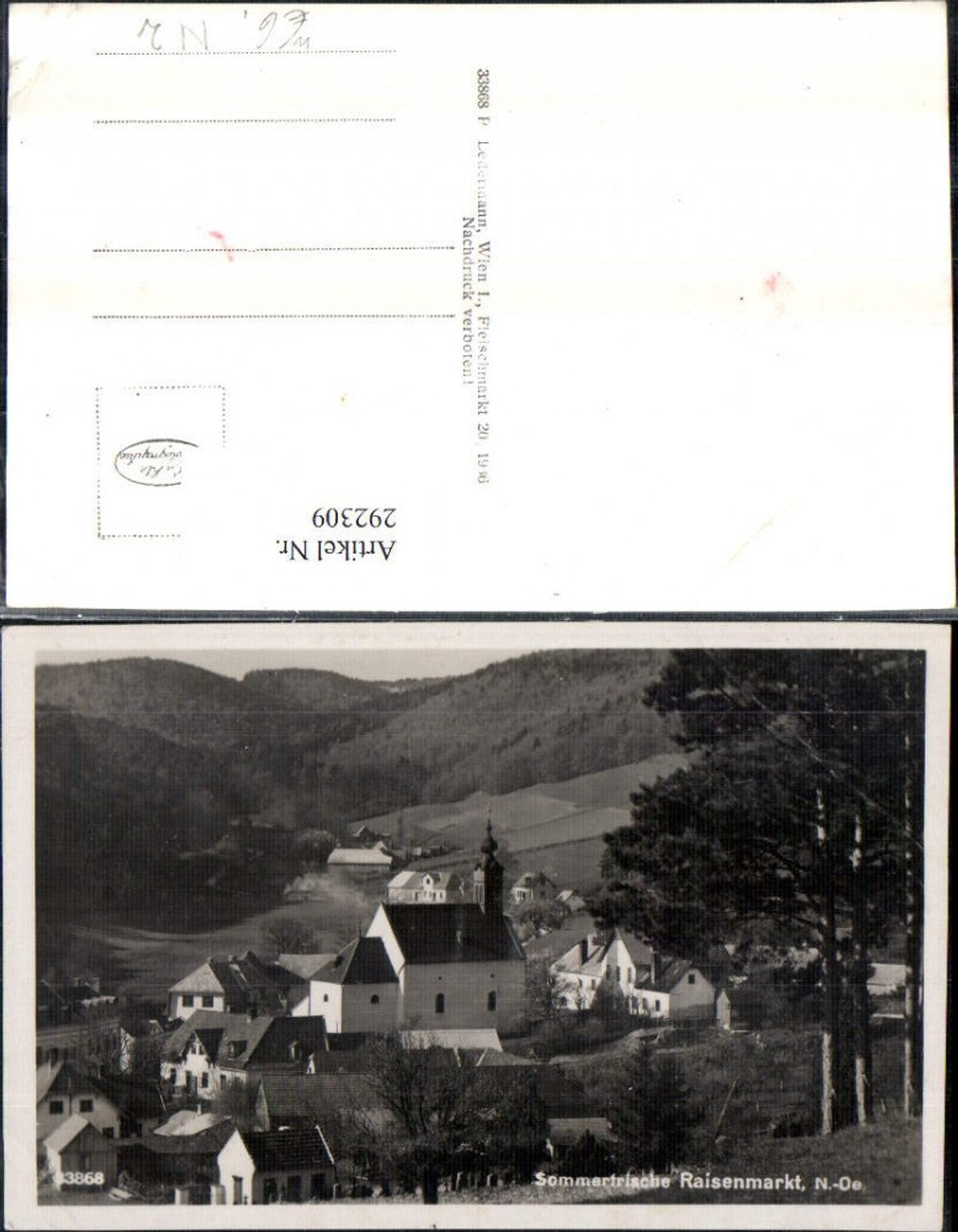 292309,Raisenmarkt Totale Kirche b. Alland