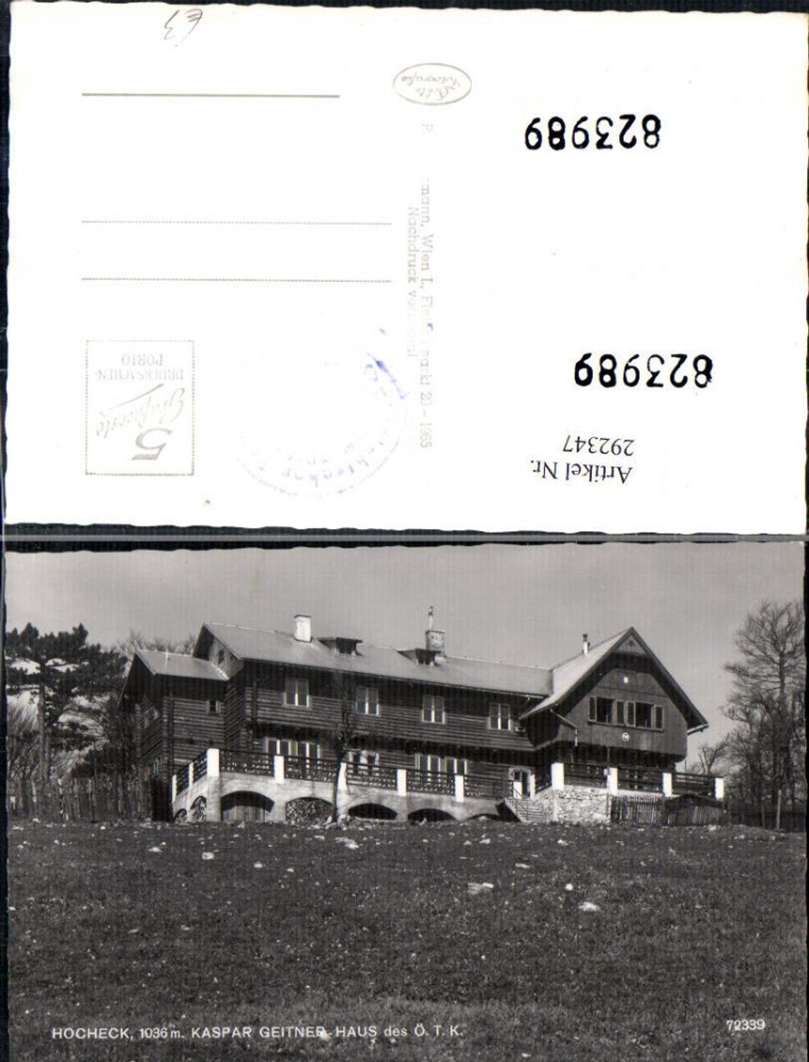 292347,Hocheck Kaspar Geitner-Haus b. Furth an d. Triesting