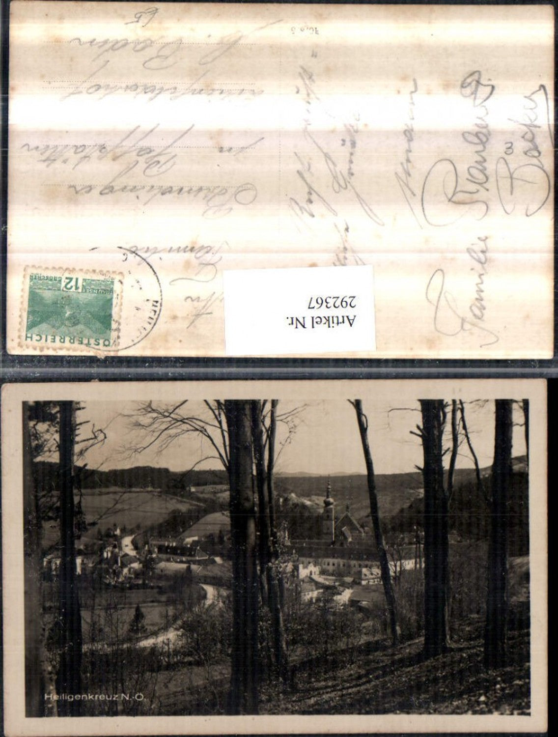 292367,Heiligenkreuz Totale m. Stift