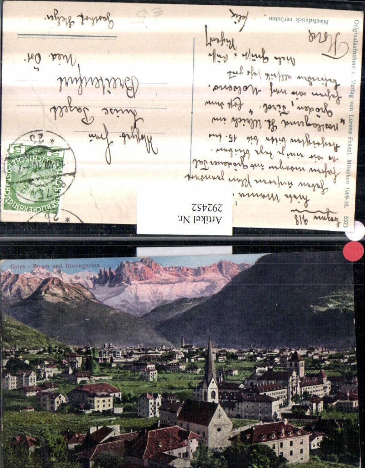 Alte Ansichtskarte – Old Postcard