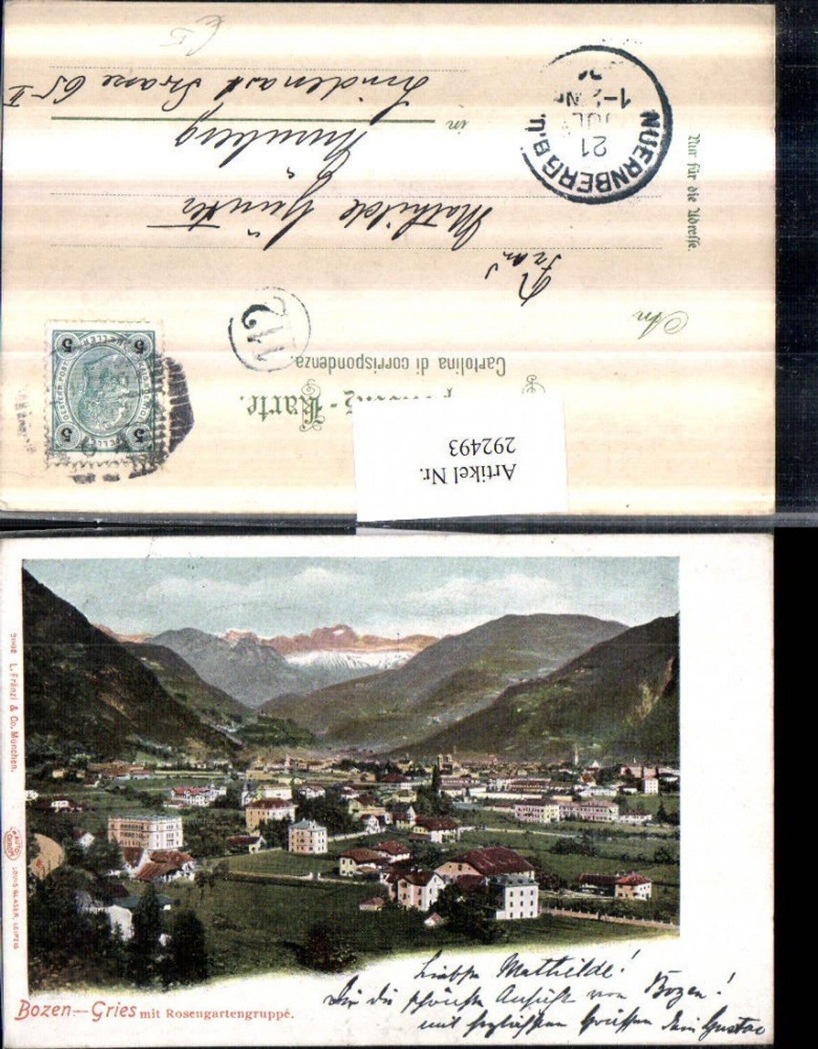 Alte Ansichtskarte – Old Postcard