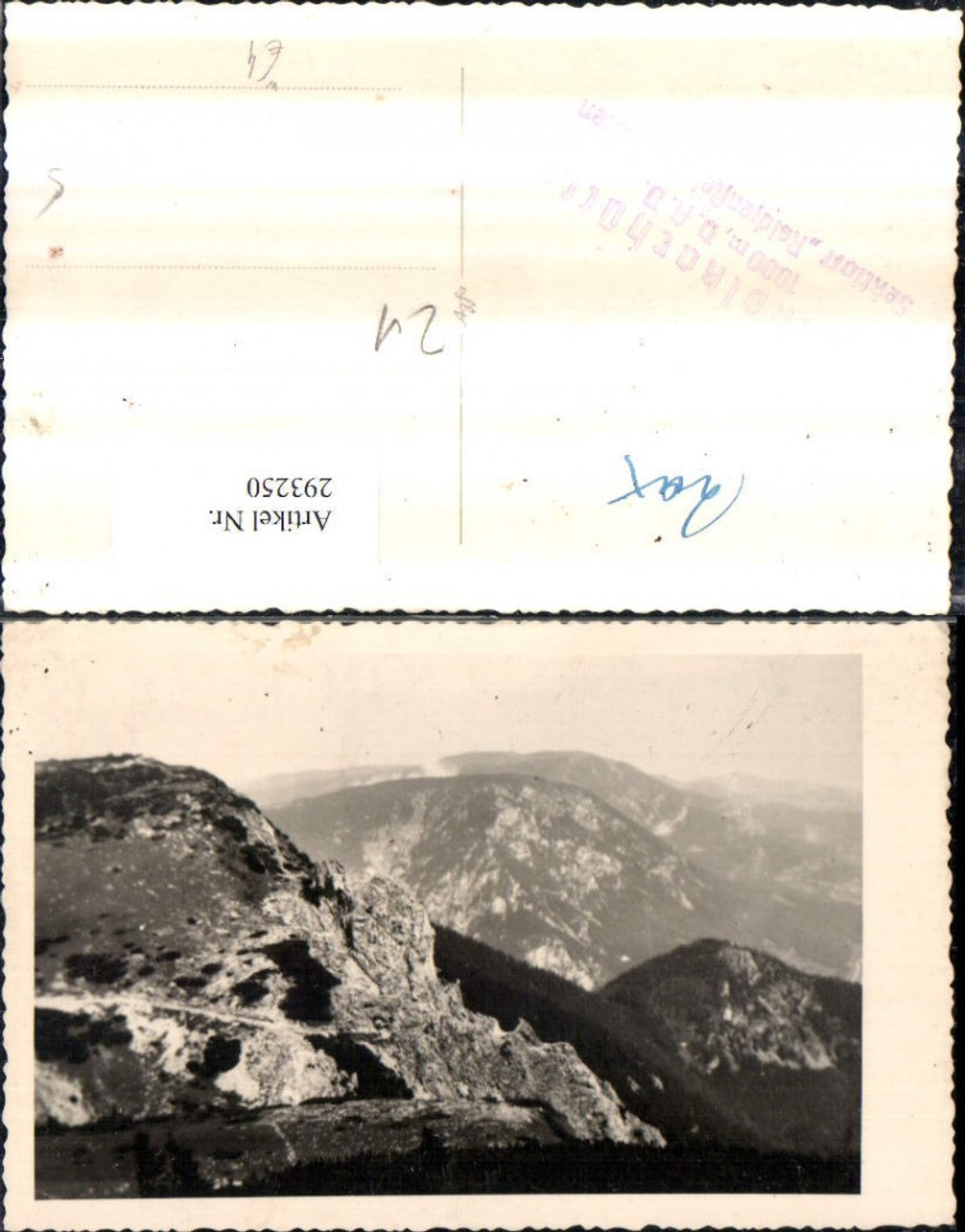 293250,Foto AK Rax Bergkulisse b. Reichenau an d. Rax