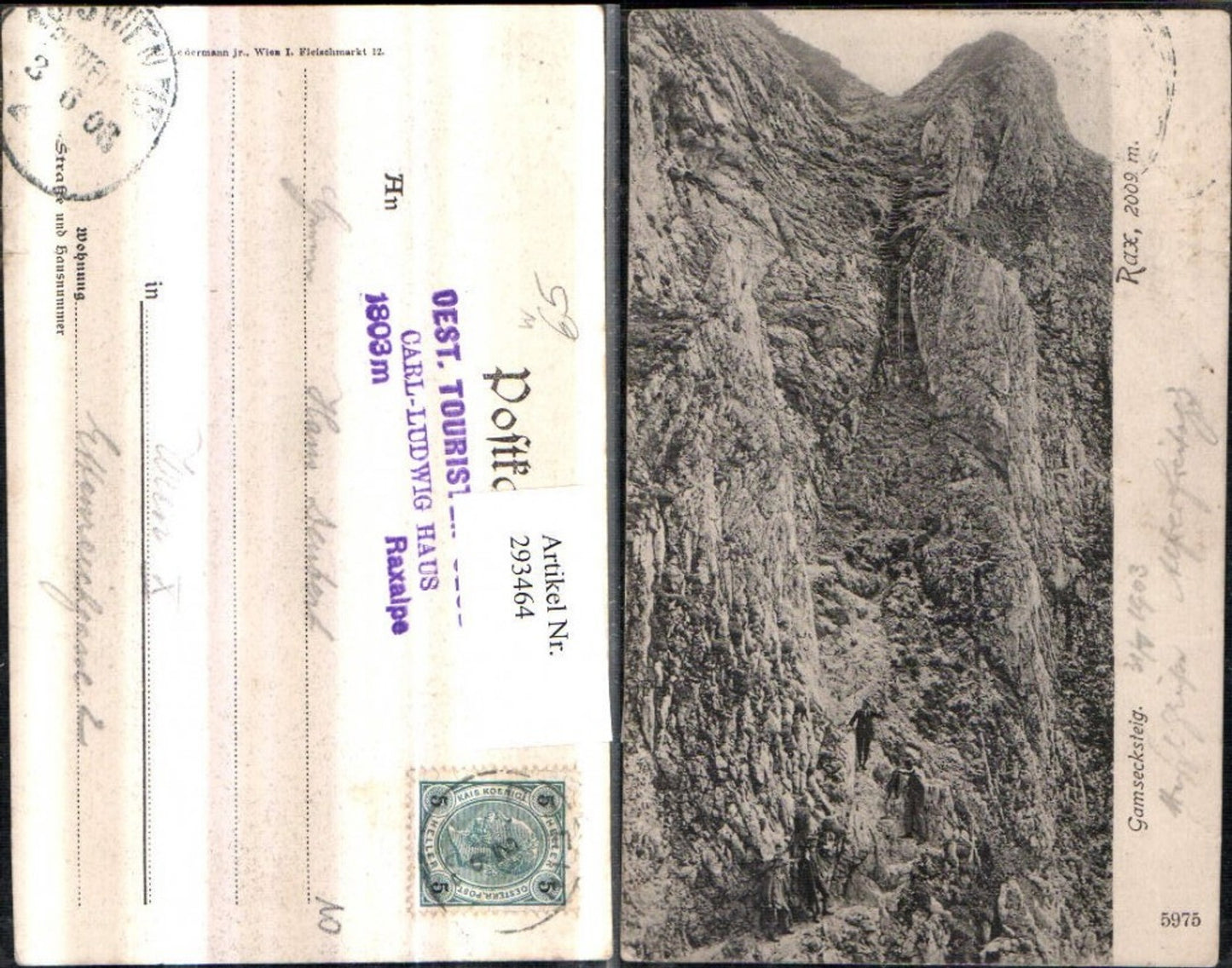 293464,Rax Gamsecksteig Motiv b. Reichenau