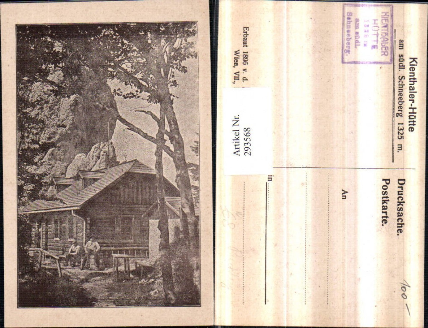 293568,Kienthaler-Hütte am Schneeberg b. Puchberg