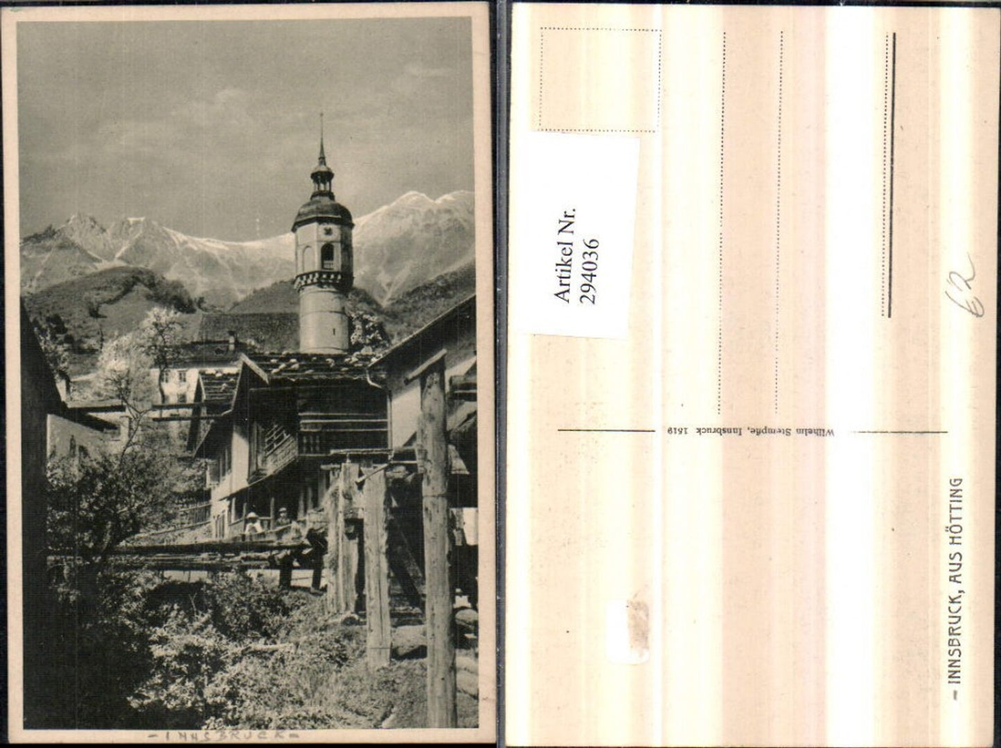Alte Ansichtskarte – Old Postcard