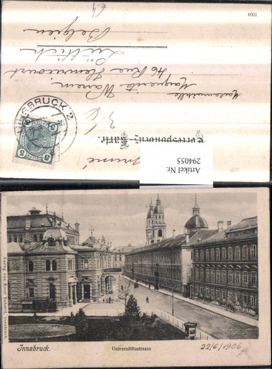 Alte Ansichtskarte – Old Postcard