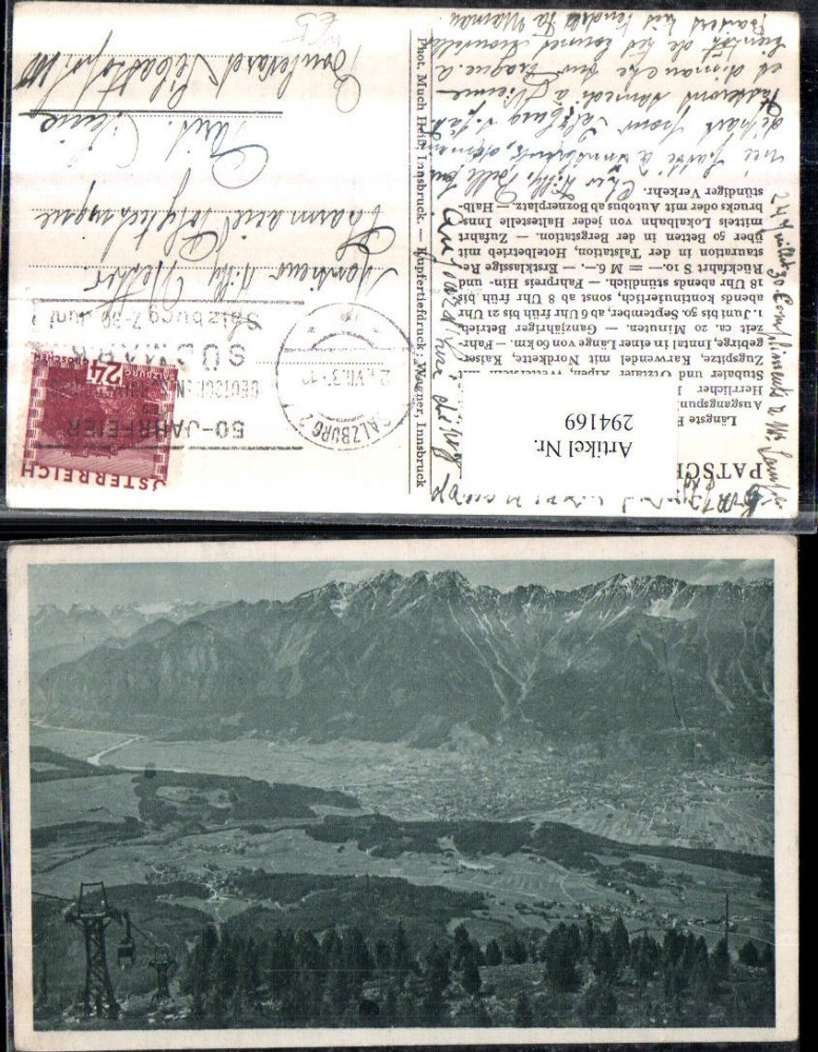 Alte Ansichtskarte – Old Postcard