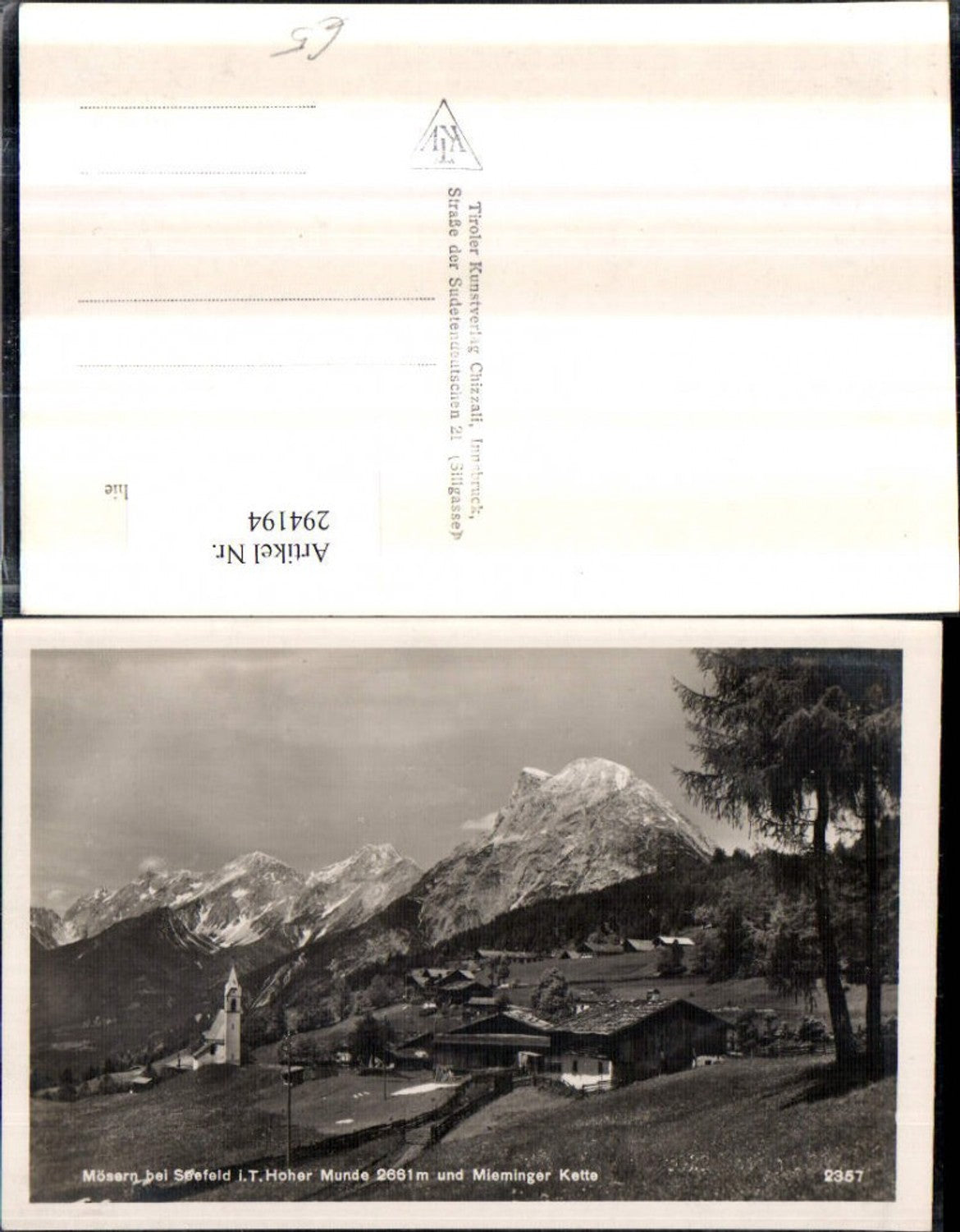 Alte Ansichtskarte – Old Postcard