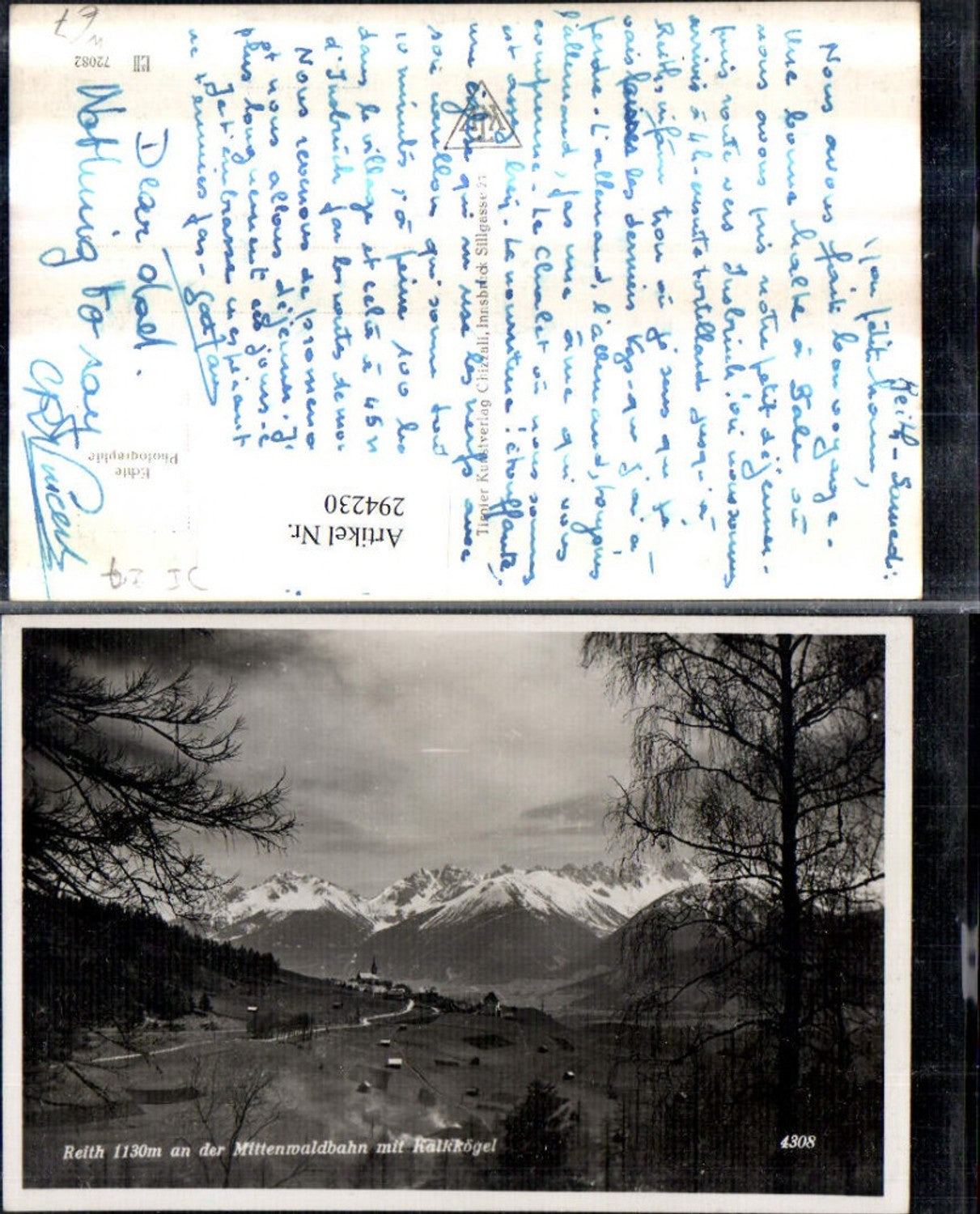Alte Ansichtskarte – Old Postcard