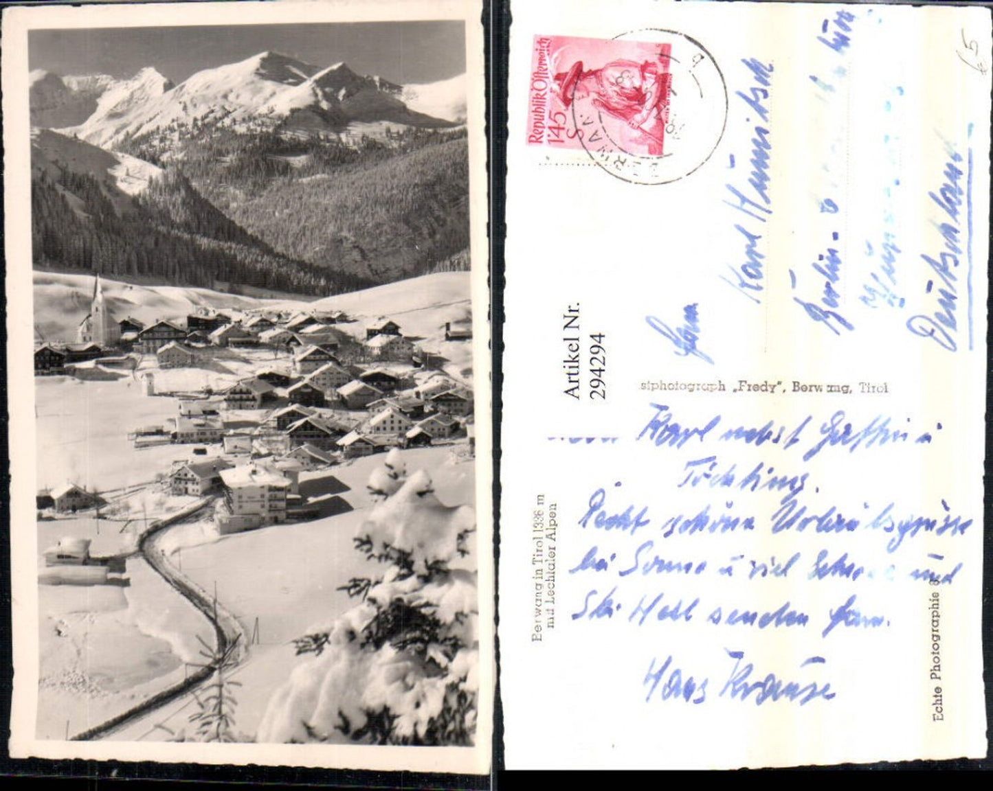 Alte Ansichtskarte – Old Postcard