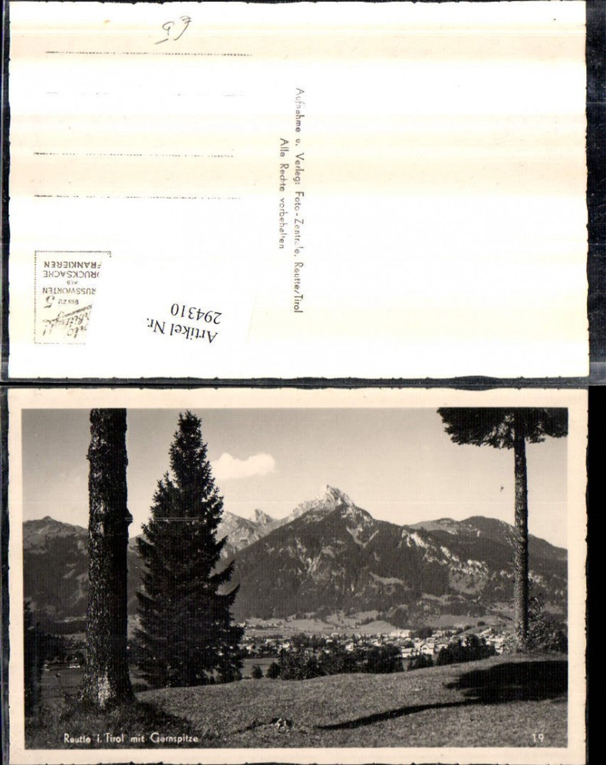 Alte Ansichtskarte – Old Postcard