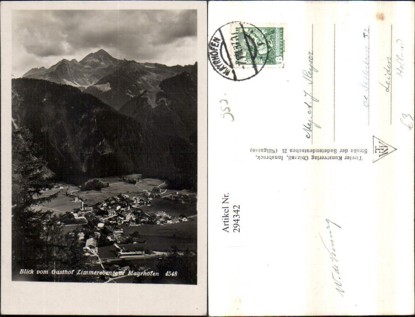 Alte Ansichtskarte – Old Postcard