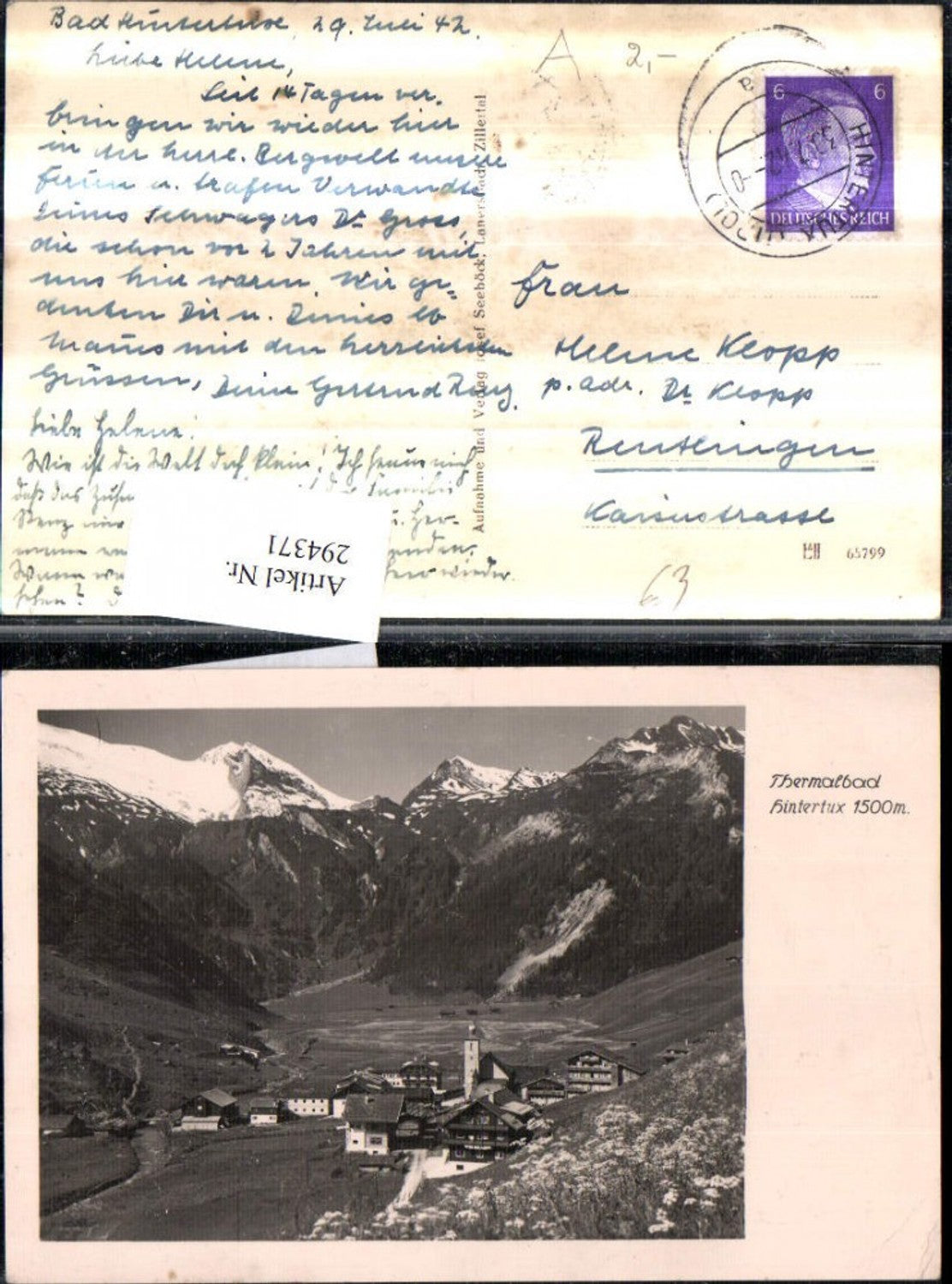 Alte Ansichtskarte – Old Postcard