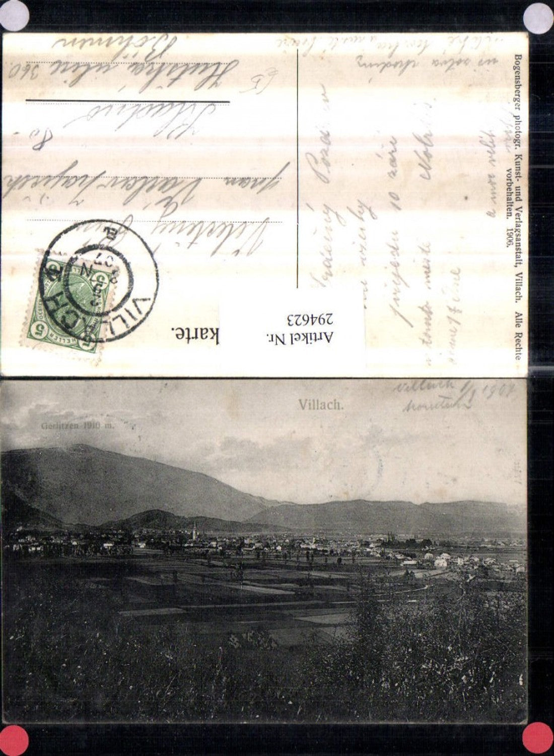 294623,Villach Totale m. Gerlitzen