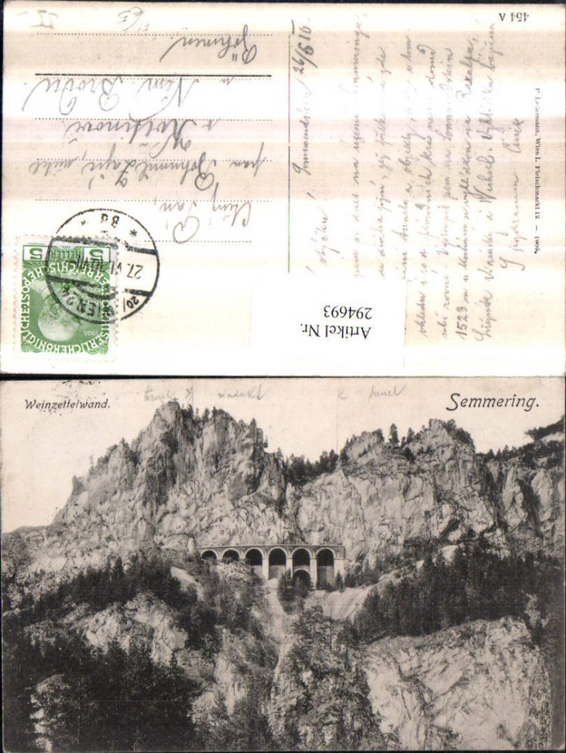 294693,Semmering Semmeringbahn Weinzettelwand Viadukt