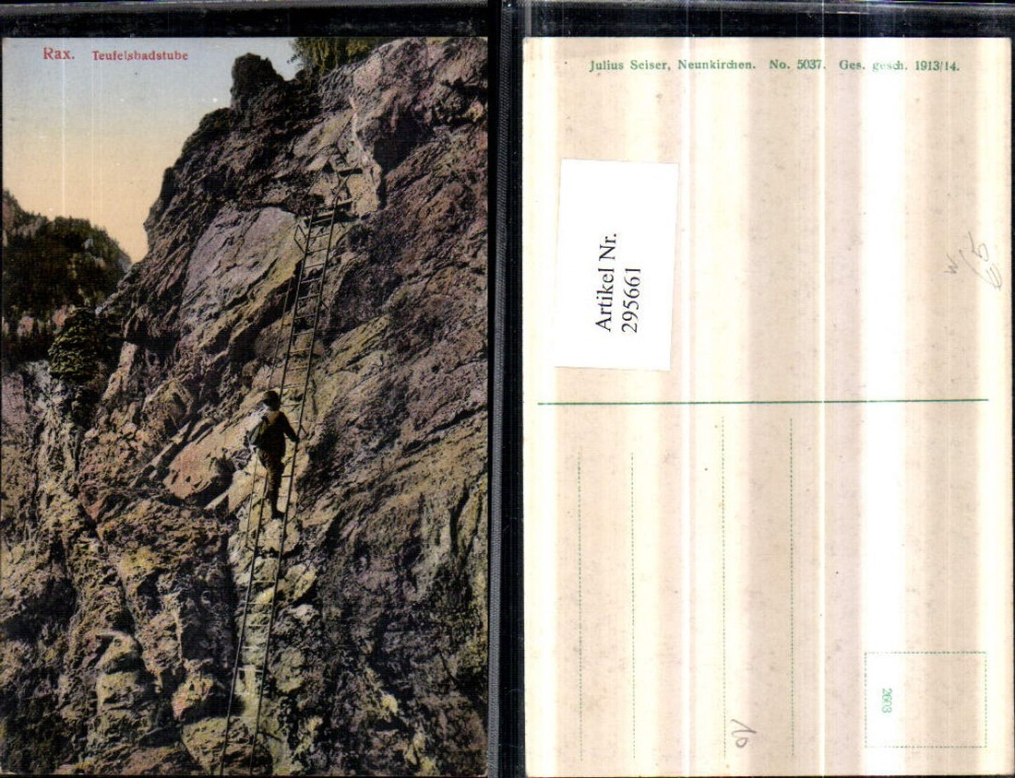295661,Rax Teufelsbadstube b. Reichenau Leiter pub Julius Seiser 5037