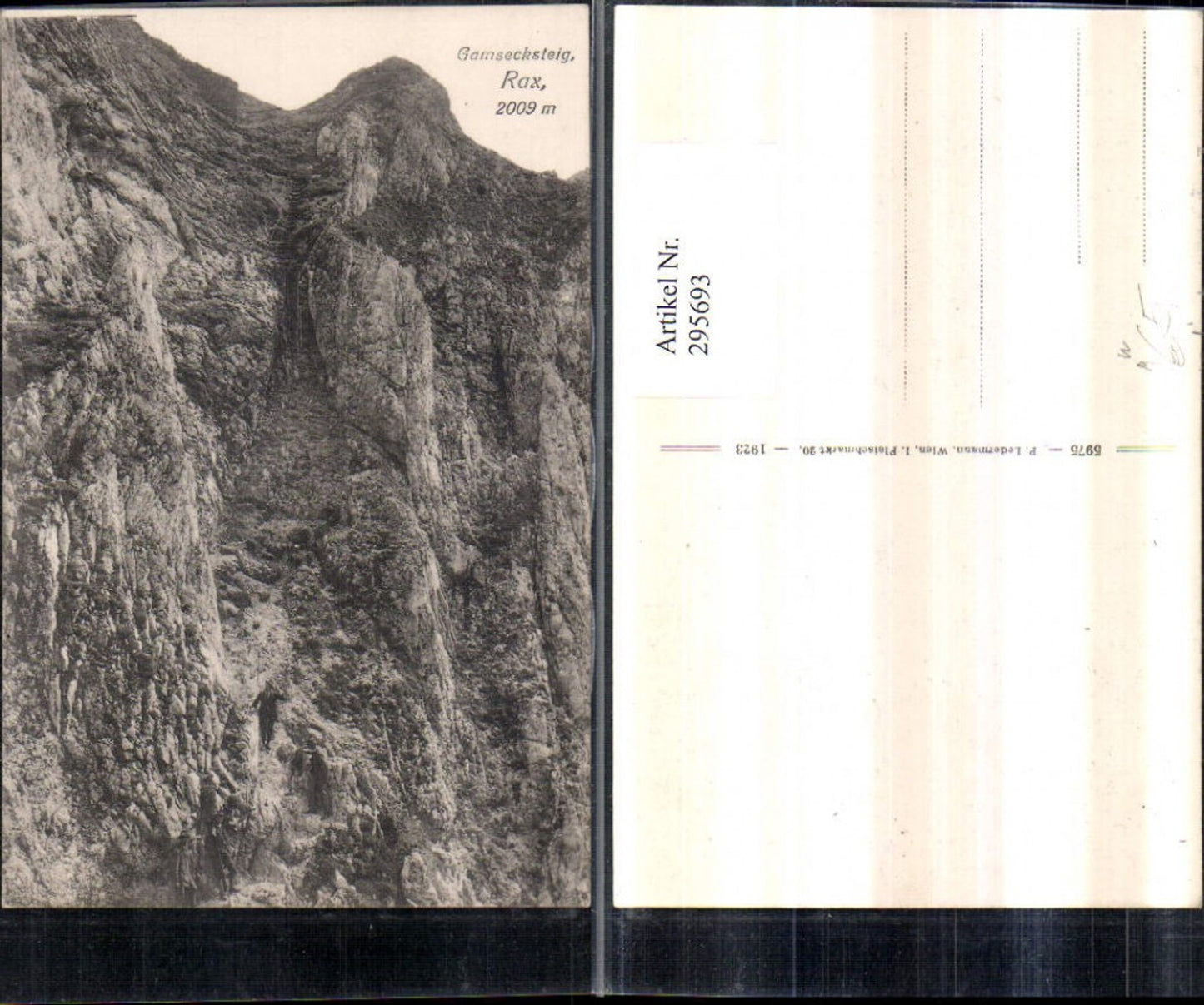 295693,Rax Gamsecksteig b. Naßwald Schwarzau Bergsteiger