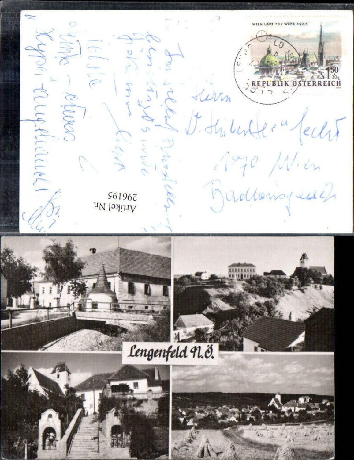 296195,Lengenfeld Totale Kirche Stiege Brücke Mehrbildkarte