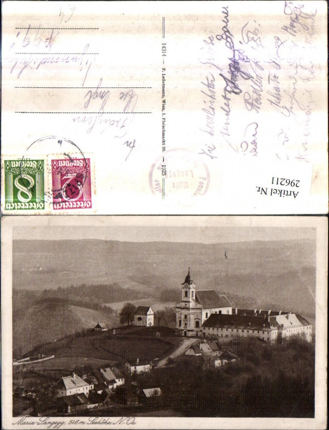 296211,Maria Langegg Kirche Kloster