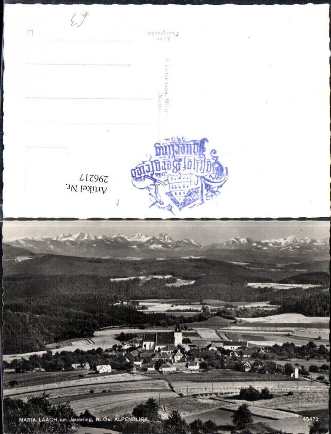 296217,Maria Laach am Jauerling Totale Alpenblick Bergkulisse