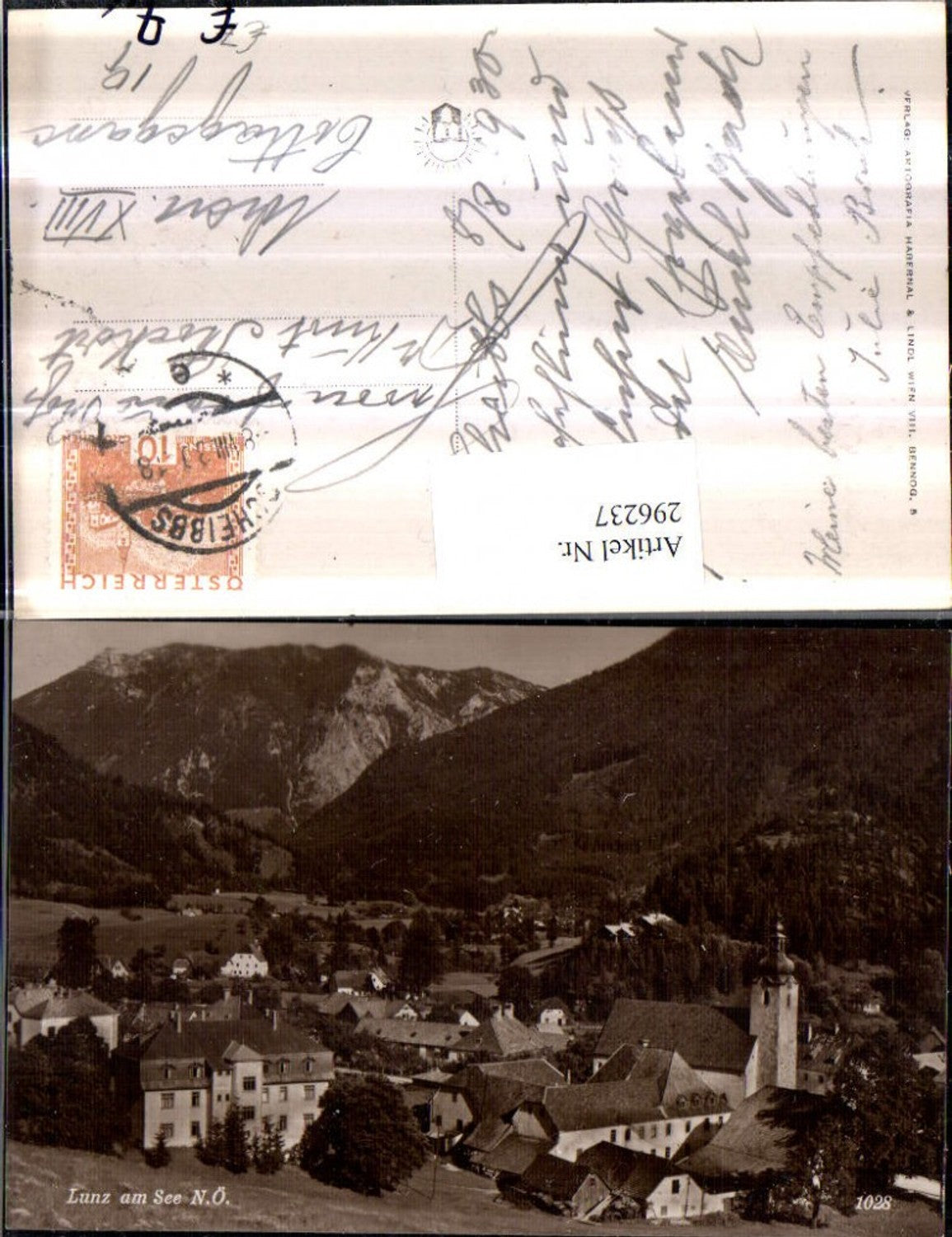 296237,Lunz am See Totale Kirche