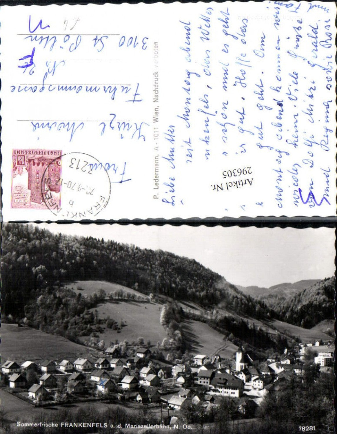 296305,Frankenfels an d. Mariazellerbahn Totale