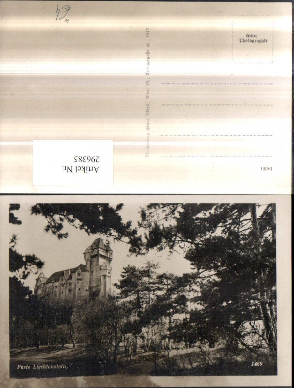 296385,Feste Festung Burg Liechtenstein b. Maria Enzersdorf