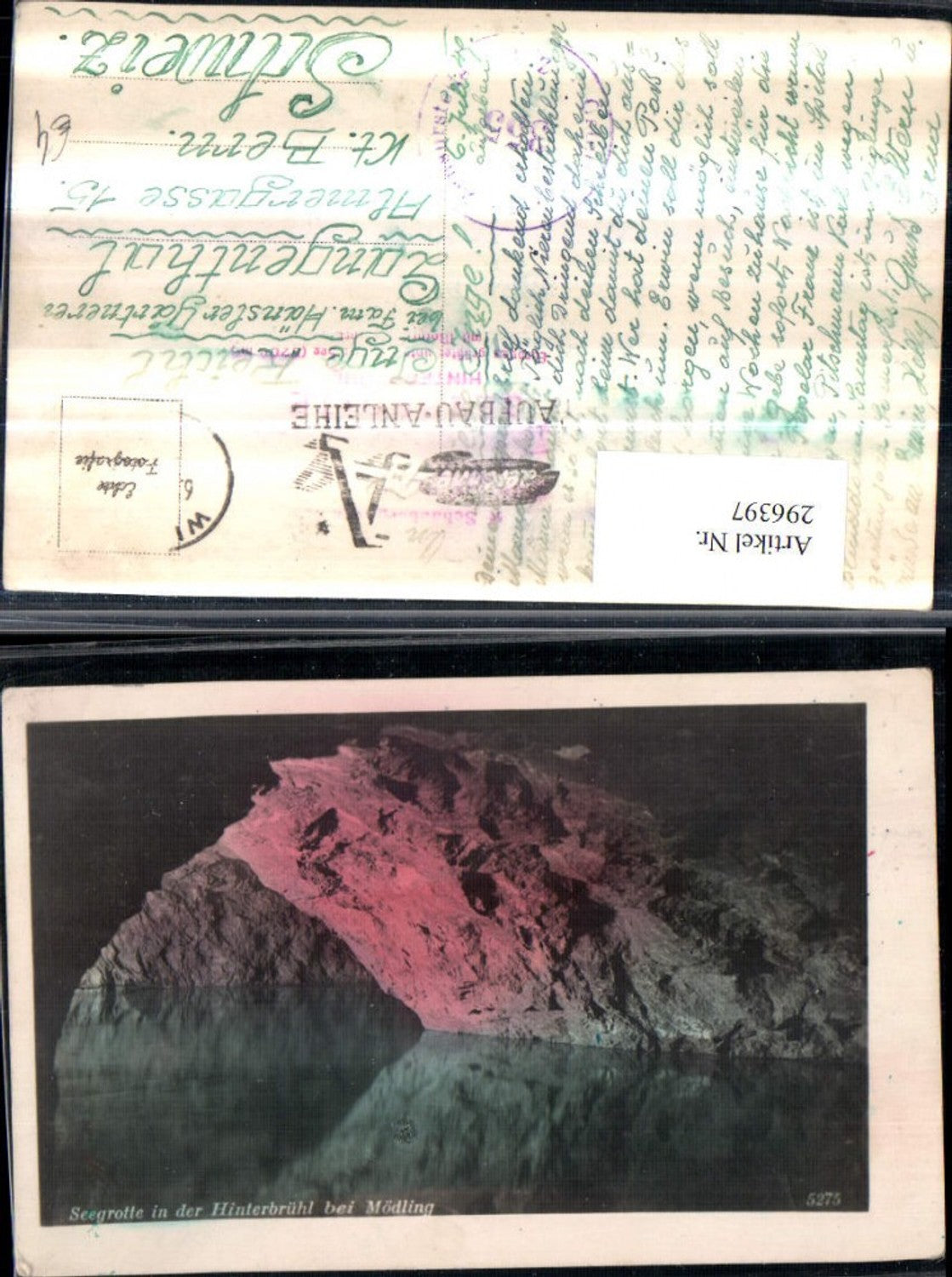 296397,Seegrotte in der Hinterbrühl b. Mödling