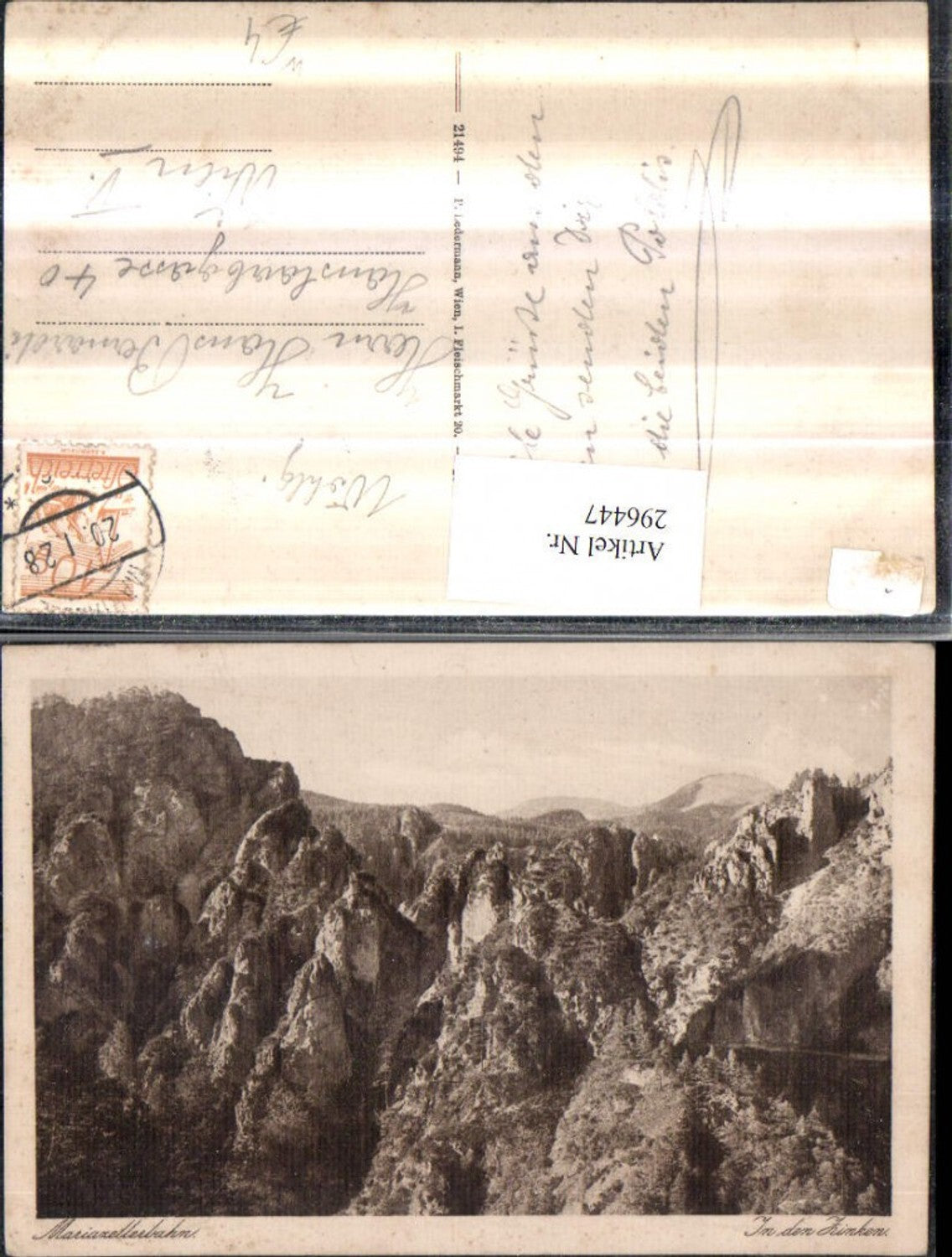 296447,Mariazellerbahn In den Zinken b. Mitterbach