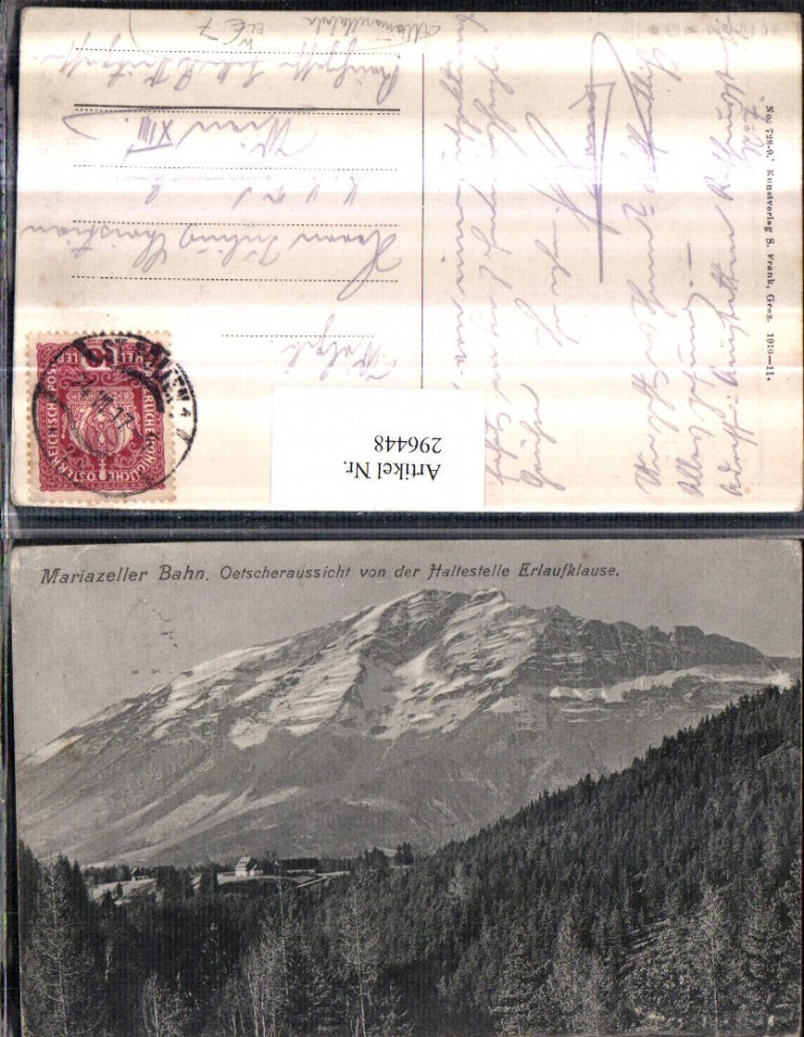 296448,Mariazellerbahn Ötscher Bergkulisse b. Mitterbach