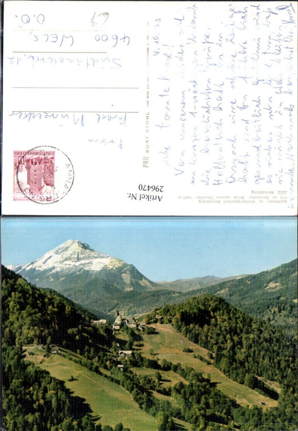 296470,Annaberg Totale m. Ötscher Bergkulisse