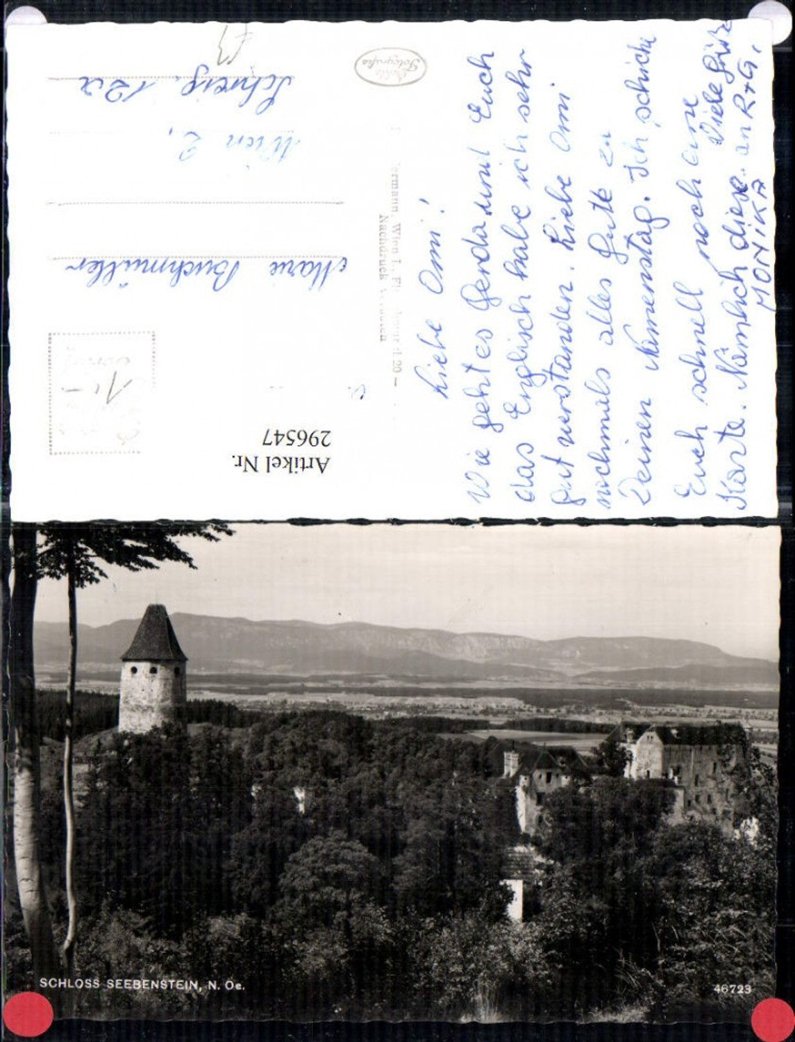 296547, Seebenstein Castle Tower