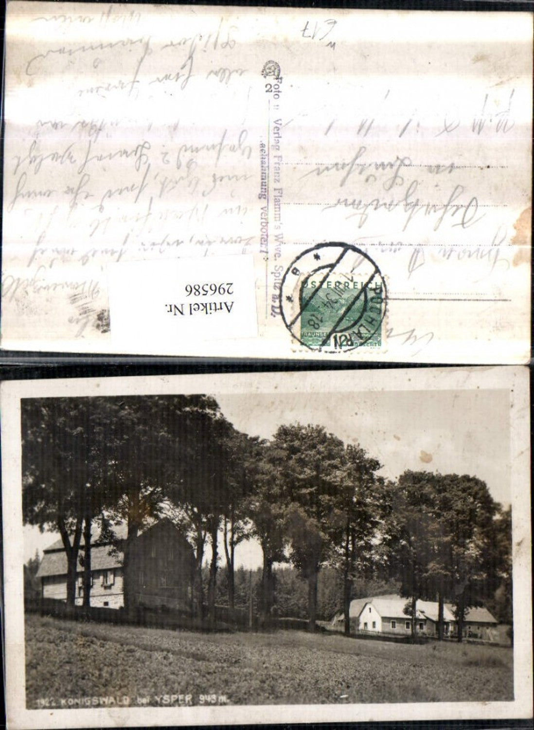 296586, Königswald near Ysper, Yspertal