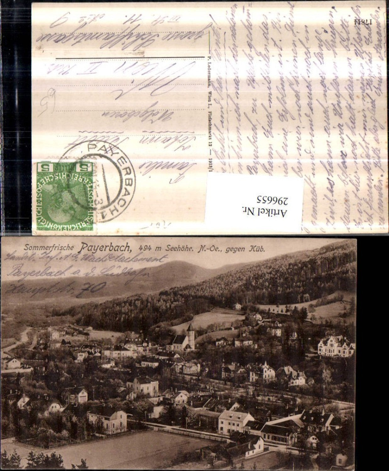 296655,Payerbach Totale geg. Küb