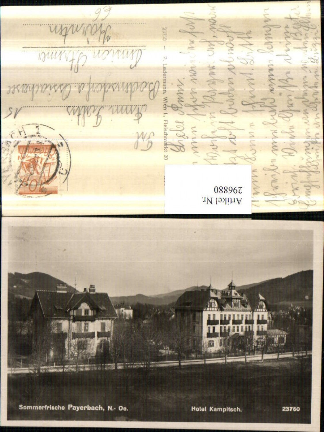 296880, Payerbach Hotel Kampitsch