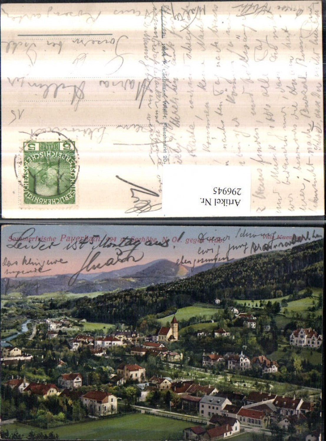 296945,Payerbach Totale geg. Küb