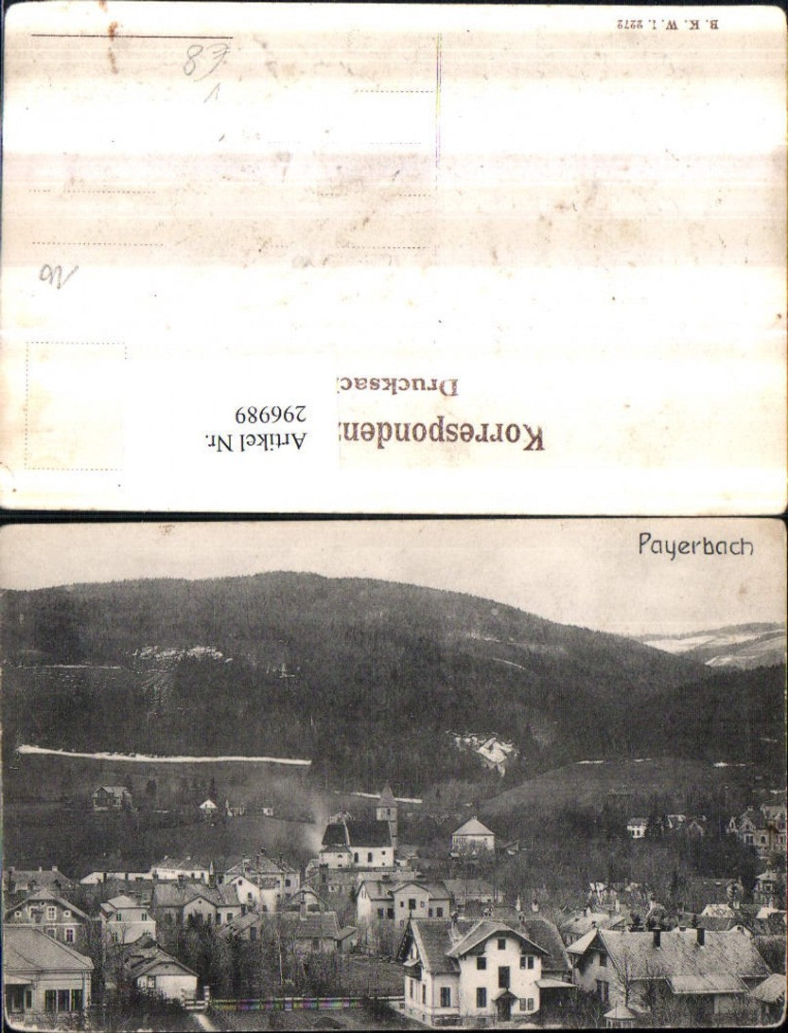 296989,Payerbach Totale pub Brüder Kohn B.K.W.I. 2272