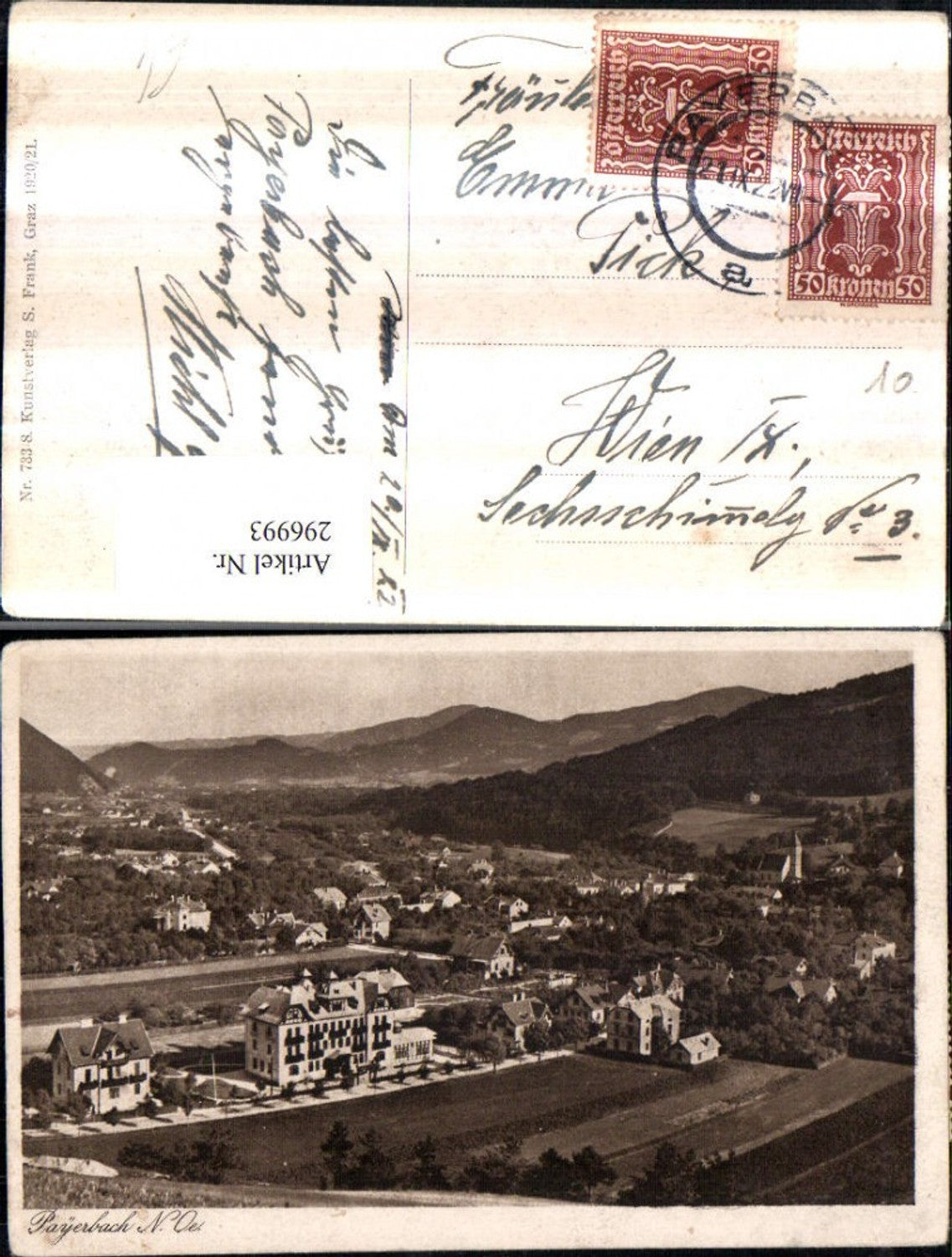 296993,Payerbach Totale m. Hotel Kampitsch