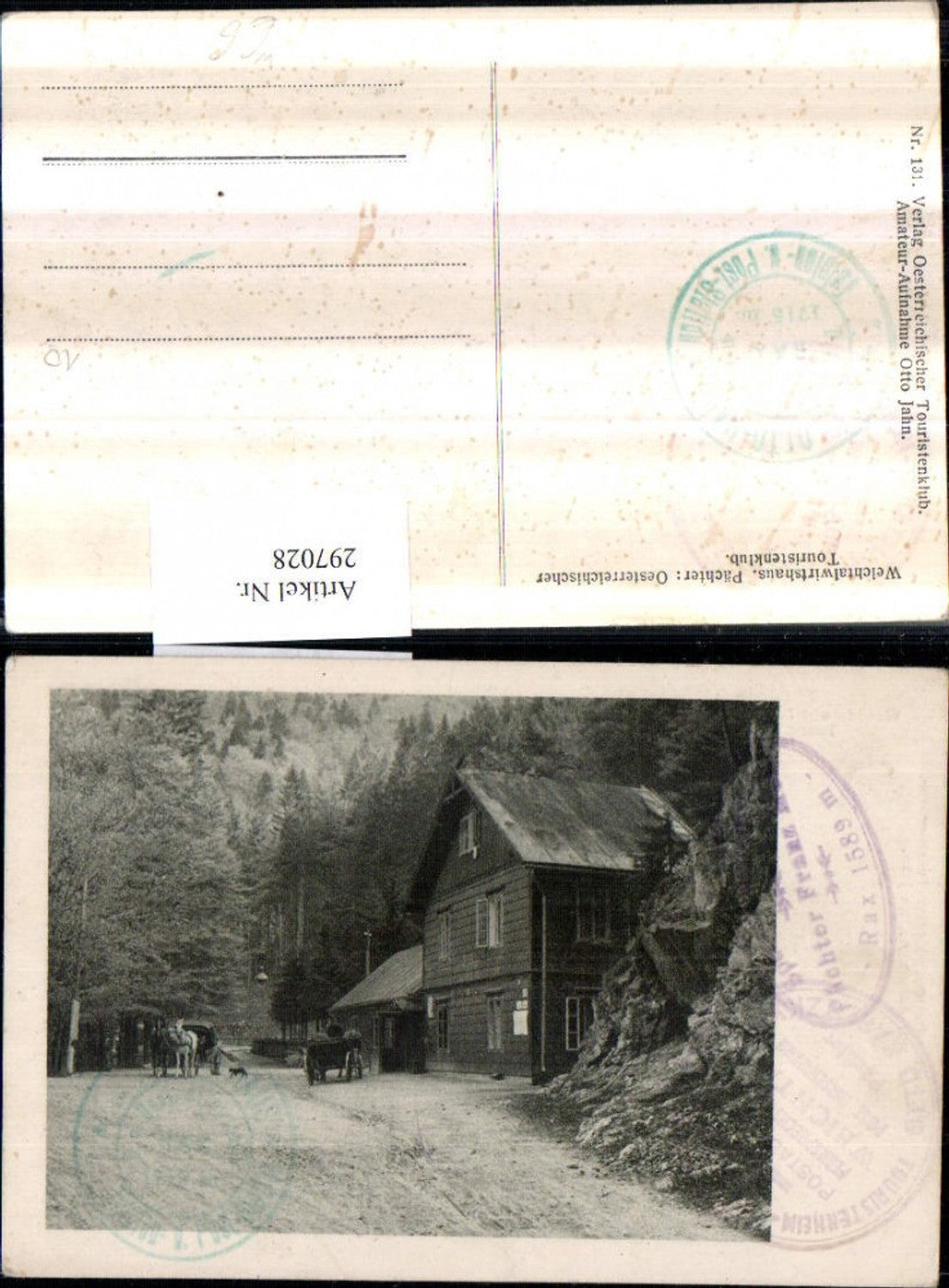297028,Weichtalwirtshaus Wirtshaus b. Hirschwang