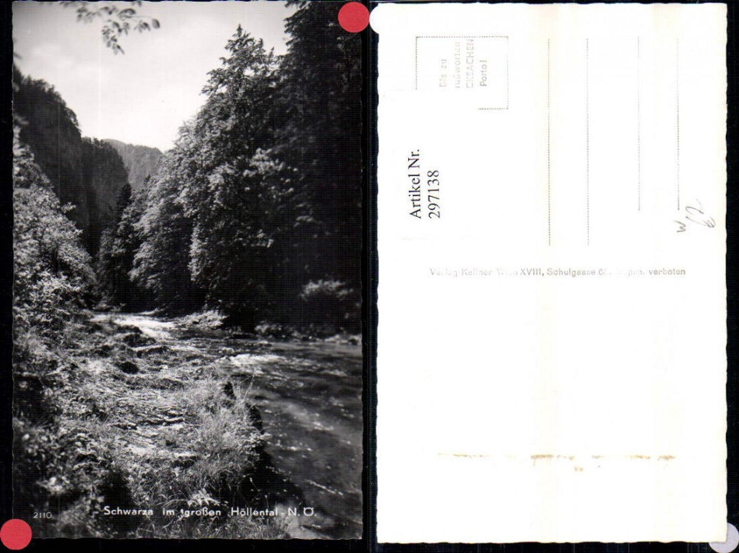 297138,Schwarza Fluss im großen Höllental Partie b. Naßwald Schwarzau