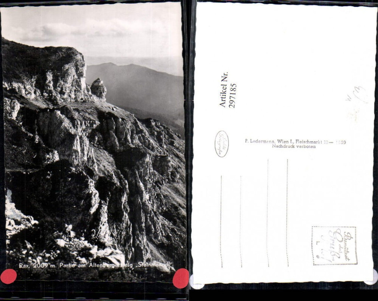 297185,Rax Partie am Altenbergersteig Steinmandl Bergkulisse b. Reichenau