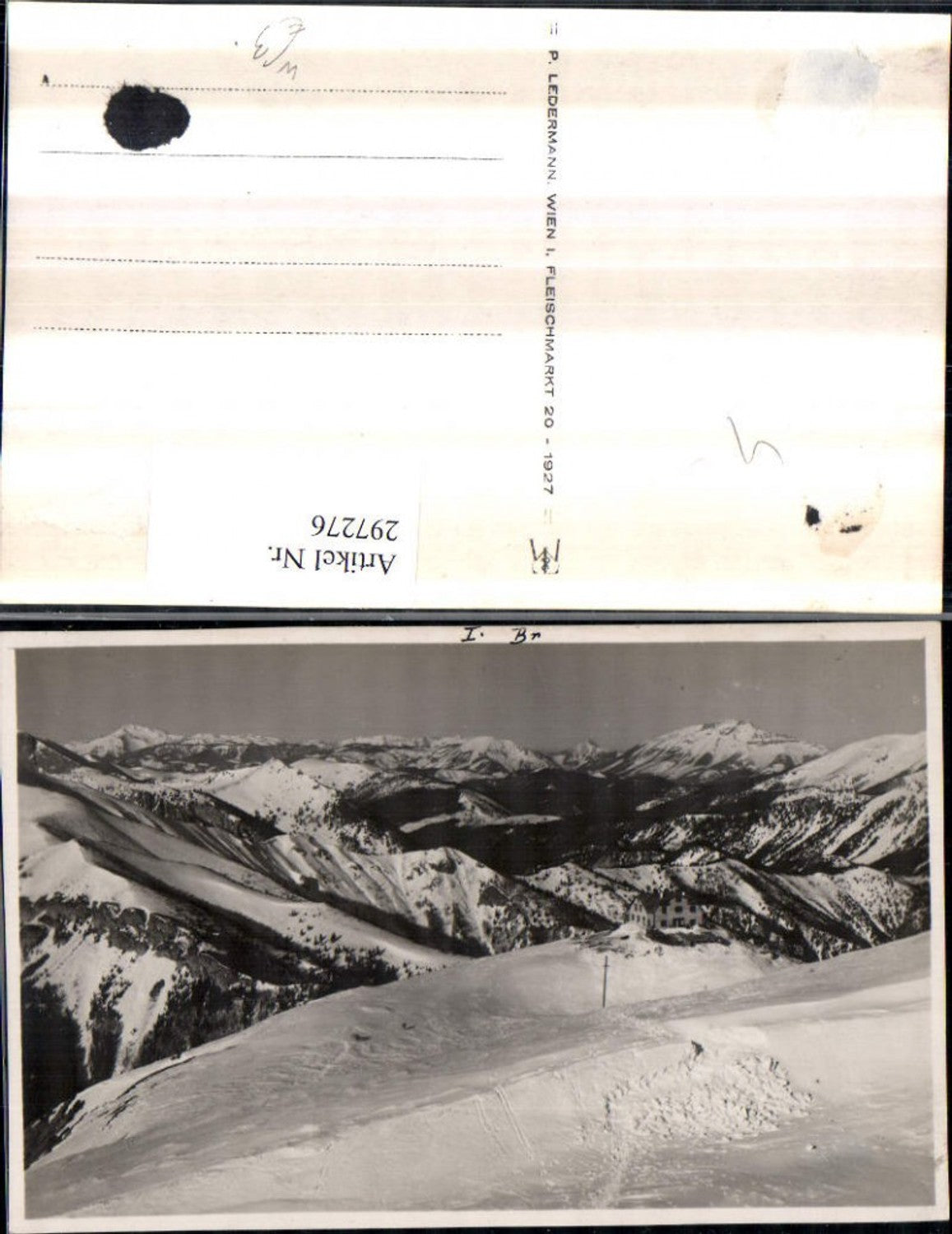 297276,Habsburghaus Berghütte Bergkulisse b. Hirschwang Schwarzau Winterbild